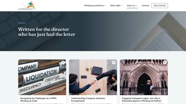 Fastspeed Legals — Insight, the articles section