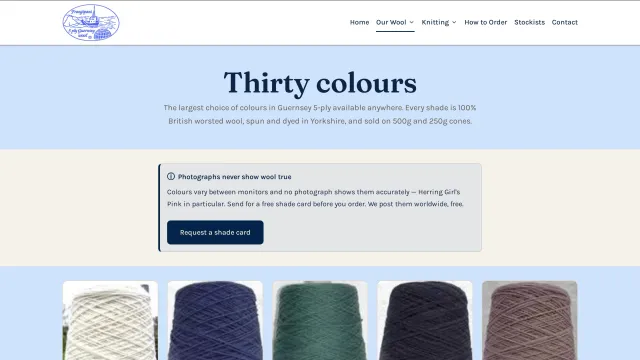 Guernsey Wool — The thirty-colour catalogue